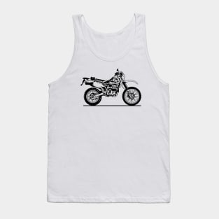 XR600R Motorcycle Sketch Art Tank Top